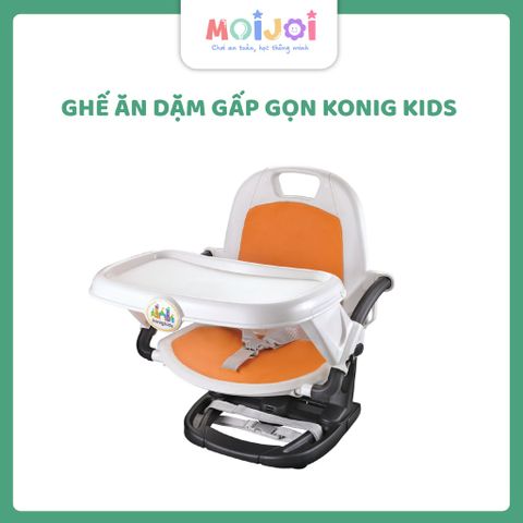 Ghế ăn dặm gấp gọn Konig Kids – Điều chỉnh chiều cao, khay ăn tháo rời (nhiều màu)