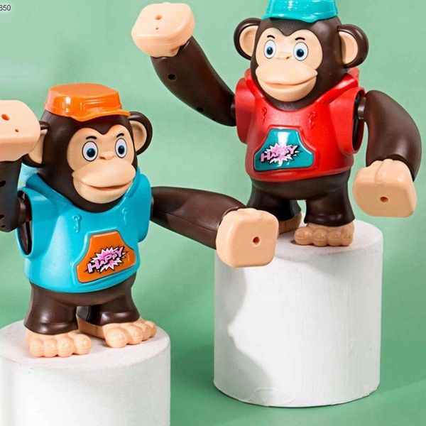 Khỉ nhún nhảy biết nhào lộn, vui nhộn, có nhạc & đèn – monkey electric tumble toy