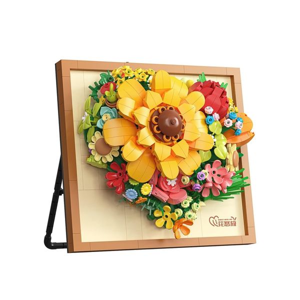 Mô hình lắp ghép hoa hướng dương 3D Yes Brick 2177 – 781 chi tiết