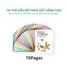 Đồ chơi trí tuệ xếp hình nam châm Tangram Magic Puzzle 128/252 chi tiết, thẻ mẫu đa dạng