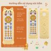Điều khiển Mèo phát nhạc, đồ chơi gặm nướu Silicone cho bé 6 tháng có đèn, học số