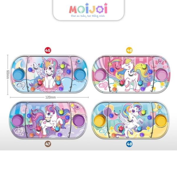 Đồ chơi nước - Máy bắn bóng nước cầm tay mini Unicorn Water Game – Thả bóng vui nhộn, chủ đề kỳ lân, màu ngẫu nhiên