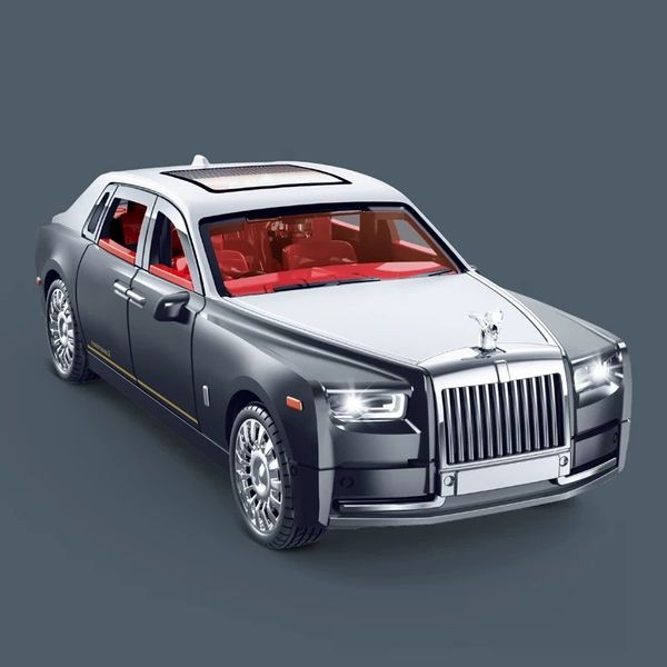 Xe Mô hình Roll.s-Roy.ce Phantom Nhựa ABS (Tỷ lệ 1:32) Mở cửa, Đèn, Âm thanh