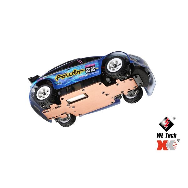 Xe drift 4WD mini 1/28 điều khiển từ xa – Hợp kim cao cấp, đèn LED, giảm xóc 4 bánh, pin 7.4V 400mAh