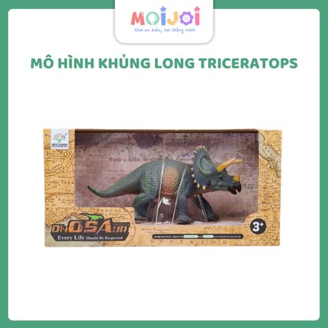 Mô hình khủng long Triceratops – Đồ chơi giáo dục an toàn cho bé 3+ Moijoi Store