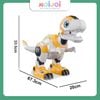 Đồ chơi mô hình khủng long Robot điều khiển, hát, gầm rũ, đi lại, phát sáng, tạo hiệu ứng phun lửa