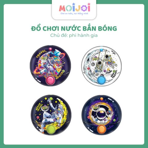 Đồ chơi nước - Máy bắn bóng nước cầm tay mini Space Travel Water Game – Thả bóng vui nhộn, chủ đề phi hành gia