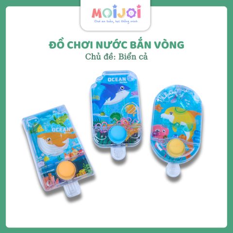 Đồ chơi nước - Máy bắn vòng nước cầm tay mini Ocean Water Game – Chủ đề đại dương, màu ngẫu nhiên