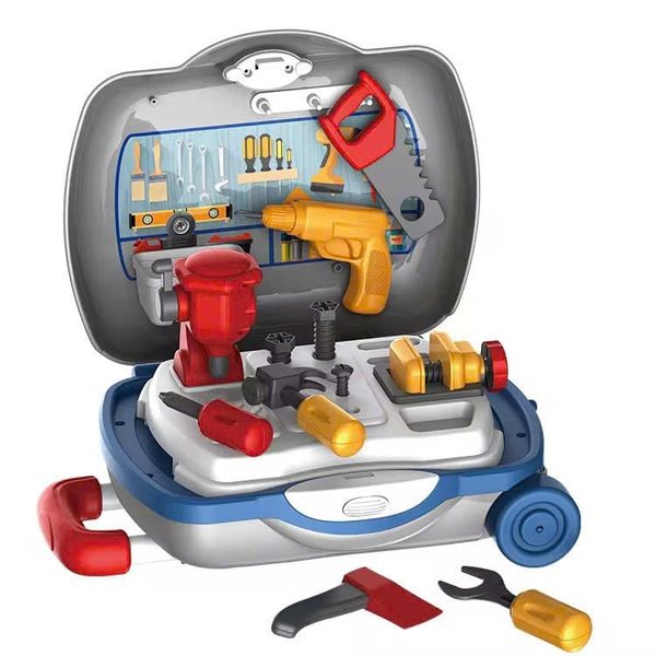 Bộ đồ chơi sửa chữa cầm tay Repair Shop 17 chi tiết – vali dụng cụ sửa chữa cho bé Moijoi Store