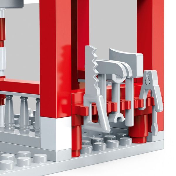 Đồ chơi lắp ráp Trạm cứu hỏa Fire Station BanBao 7102 (505 chi tiết)