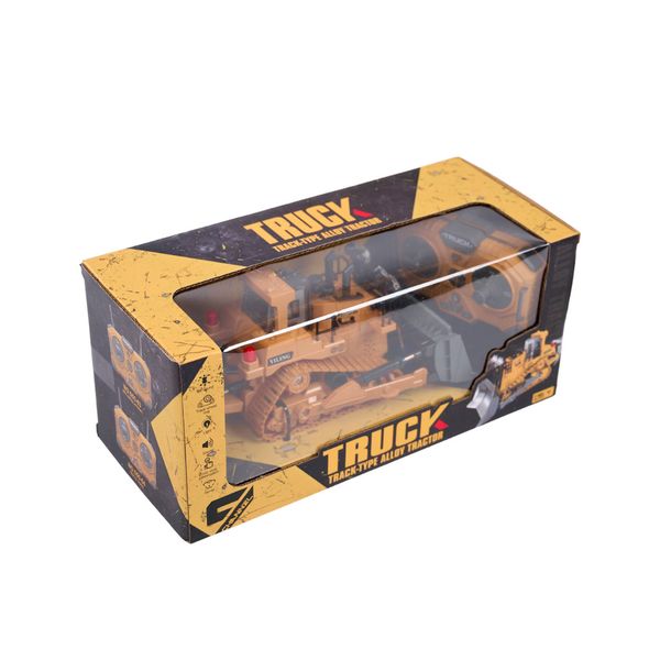 Đồ chơi điều khiển từ xa Xe ủi Truck 1:20 – đèn sáng, nâng hạ lưỡi ủi, chất liệu hợp kim + ABS