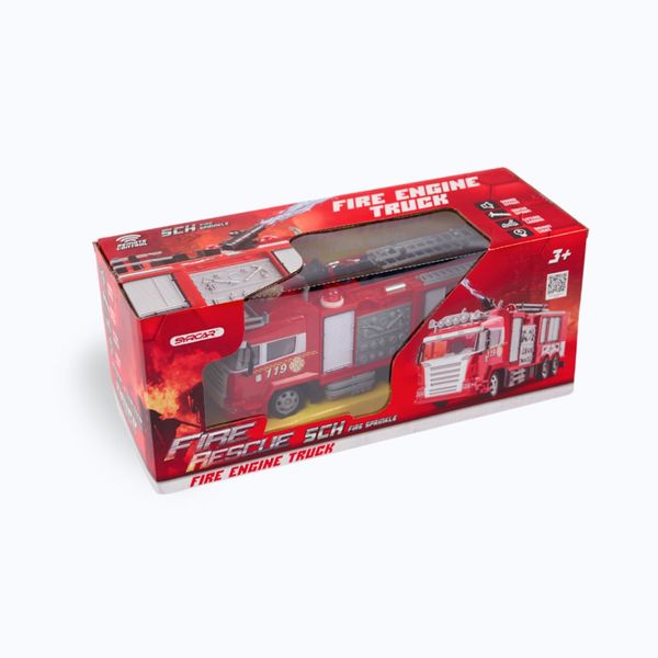 Mô hình xe cứu hỏa điều khiển từ xa – Fire Engine Truck RC, chi tiết sống động, kèm pin sạc 4.8V