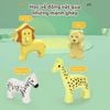 Bộ đồ chơi lắp ráp sở thú – Zoo Building Blocks, nhiều con vật và mô hình sinh động