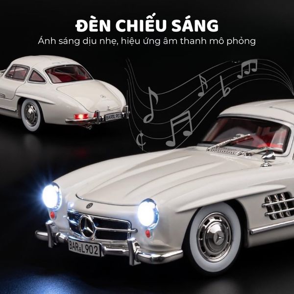 Xe mô hình Mercedes-Benz 300SL – Phong cách vintage sang trọng