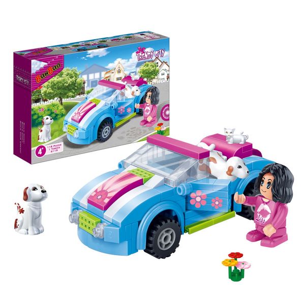 Bộ sưu tập đồ chơi lắp ráp chủ đề cuộc sống & thành phố BanBao – 6 mẫu tùy chọn