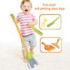 Bộ đồ chơi Dọn dẹp nhà cửa Cleaning Kit 7 món HJ612B Rèn luyện tính ngăn nắp cho bé 3+