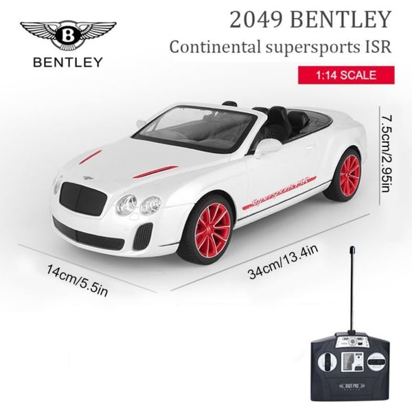 Xe ô tô điều khiển từ xa bentley supersports tỉ lệ 1:14 – mô hình xe đua sang trọng