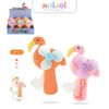Quạt cầm tay mini hình chim hồng hạc – flamingo fan toys series – đồ chơi gió mát cho bé