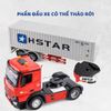 Mô hình xe container điều khiển từ xa 6 kênh – Xe đầu kéo rơ-moóc 2.4GHz