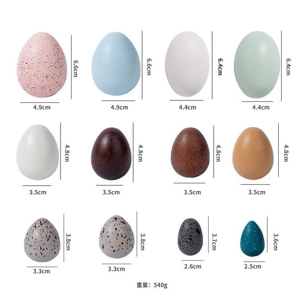 Bộ mô hình trứng các loài động vật – Đồ chơi giáo dục nhận biết, chất liệu an toàn cho bé