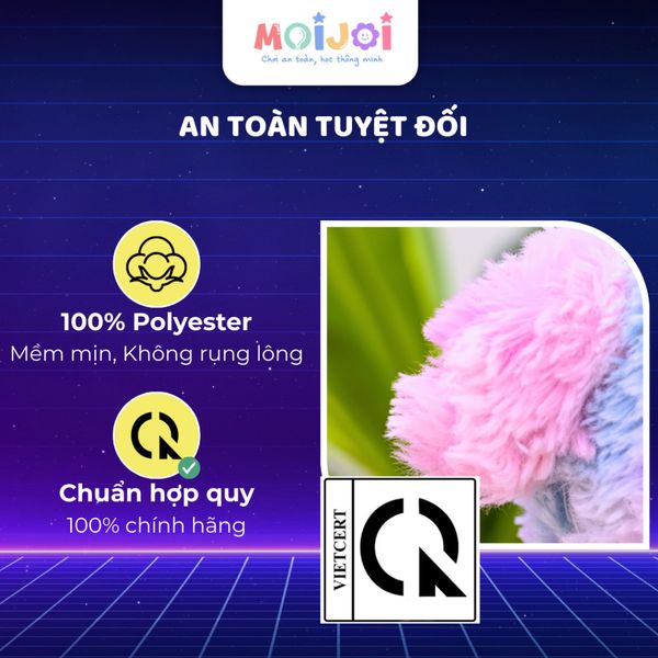 Gấu bông AI thông minh siêu mềm người bạn cảm xúc của bé - Đồ chơi thông minh Moijoi