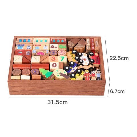 Bộ khối xây dựng cổ điển – Đồ chơi lắp ghép sáng tạo, bé mê mẩn từ lần đầu chơi