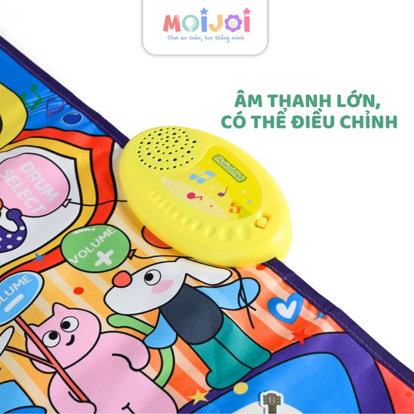 [Tặng kèm pin] Thảm âm nhạc đa chức năng cho bé – Đàn piano, nhạc, trống, âm thanh động vật