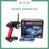 Xe drift 4WD mini 1/28 điều khiển từ xa – Hợp kim cao cấp, đèn LED, giảm xóc 4 bánh, pin 7.4V 400mAh