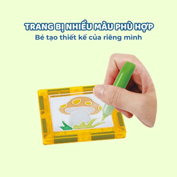 Xếp hình nam châm ánh sáng lắp ráp Window Art & Kaleidoscope – Phát triển tư duy sáng tạo cho trẻ