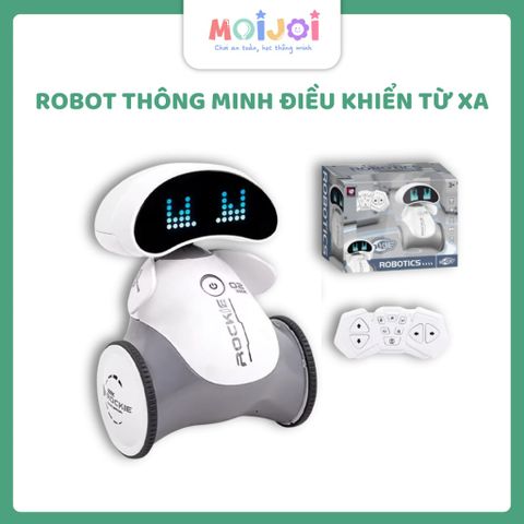Đồ chơi robot thông minh điều khiển từ xa Rockie A102 – Robot cảm ứng, nhảy múa & phát nhạc
