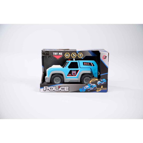 Xe ô tô cảnh sát đồ chơi – thiết kế địa hình, đèn nháy và âm thanh sống động