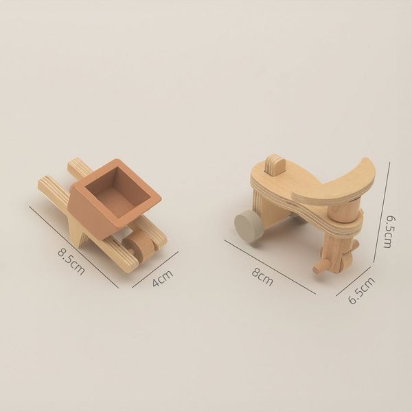 Bộ nội thất nhà búp bê – Đồ chơi bằng gỗ mô hình thế giới thu nhỏ xinh xắn, lắp ráp sáng tạo