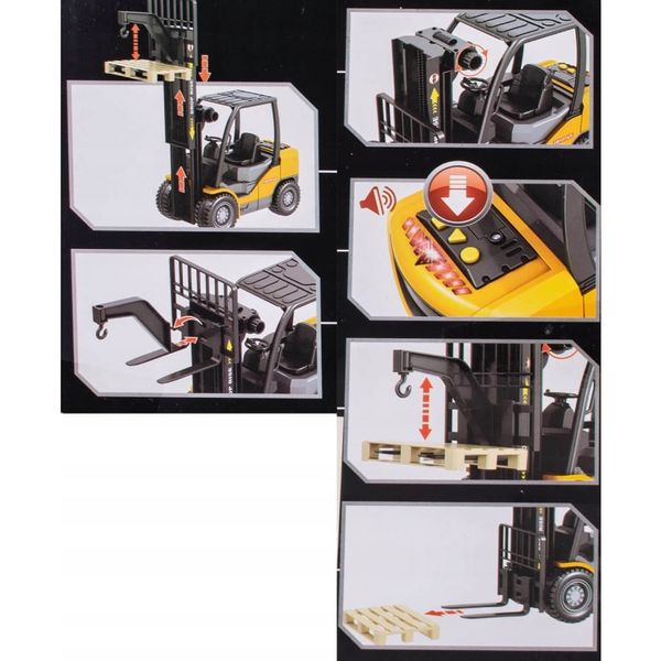 mô hình Xe nâng hàng tỉ lệ 1:14 – rèn luyện tư duy kỹ thuật & vận hành thực tế cho bé