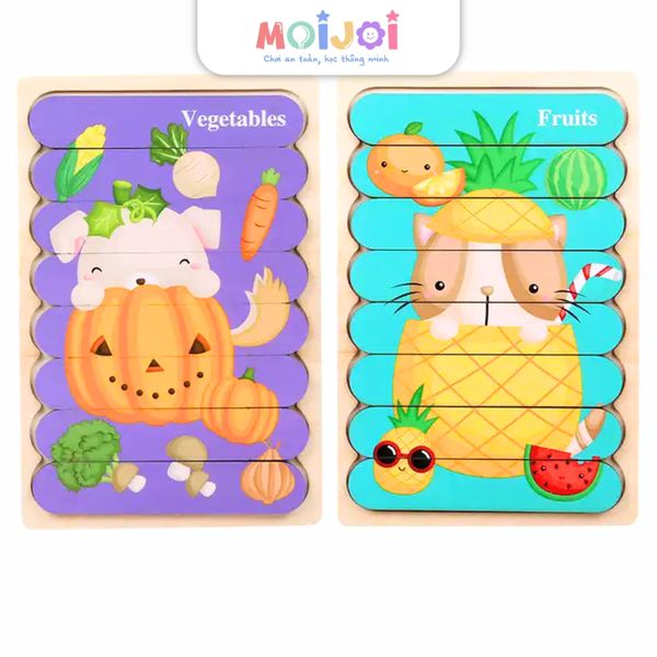 Bộ ghép hình que kem nhiều chủ đề – Đồ chơi xếp hình sáng tạo, phát triển tư duy cho bé