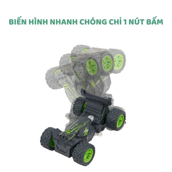 Ô tô điều khiển từ xa RC Stunt Fast Racing – Xoay 360 độ, xoắn khung, vượt chướng ngại, 2.4G