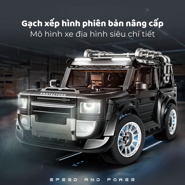 Đồ chơi lắp ráp Ô tô địa hình ROAD PLAMB – Mô hình xe SUV off-road sáng tạo (2089 chi tiết)