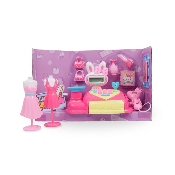 Bộ đồ chơi máy tính tiền siêu thị – Supermarket Cash Register, có đèn & âm thanh, phụ kiện thời trang cho bé