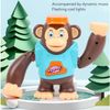 Khỉ nhún nhảy biết nhào lộn, vui nhộn, có nhạc & đèn – monkey electric tumble toy