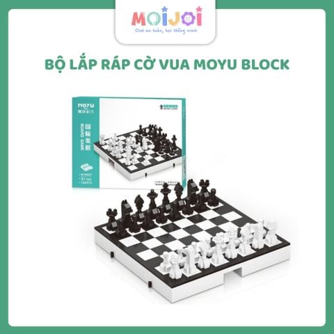 Bộ lắp ráp cờ vua moyu block – bàn cờ vua, đồ chơi rèn luyện trí thông minh  (1384 chi tiết)
