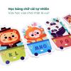 Đồ chơi ghép hình nhận biết chữ cái – Children's Cognitive Puzzle, 40 mảnh, chủ đề đoàn tàu thú