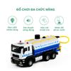 Xe bồn chở nước hợp kim - mô hình tỉ lệ 1:22 có đèn và âm thanh - Đồ chơi mô phỏng xe bồn phun nước cho bé