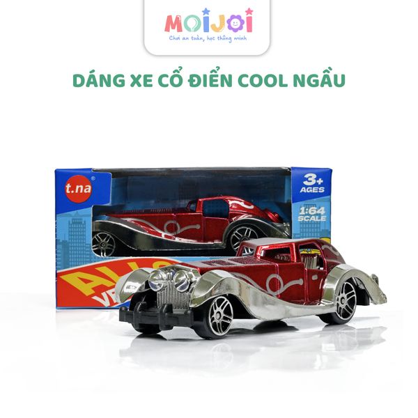 Xe ô tô mô hình kim loại Alloy Car Model 1:64 – Xe đua cổ điển mini, bánh lăn, mẫu ngẫu nhiên