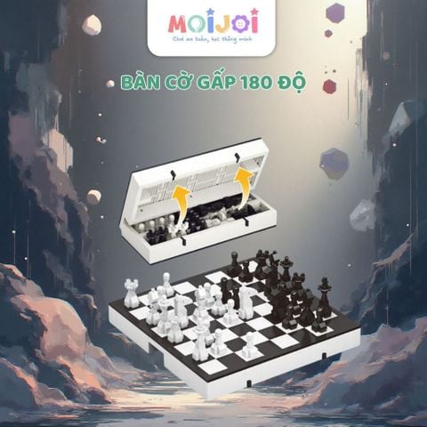 Bộ lắp ráp cờ vua moyu block – bàn cờ vua, đồ chơi rèn luyện trí thông minh  (1384 chi tiết)