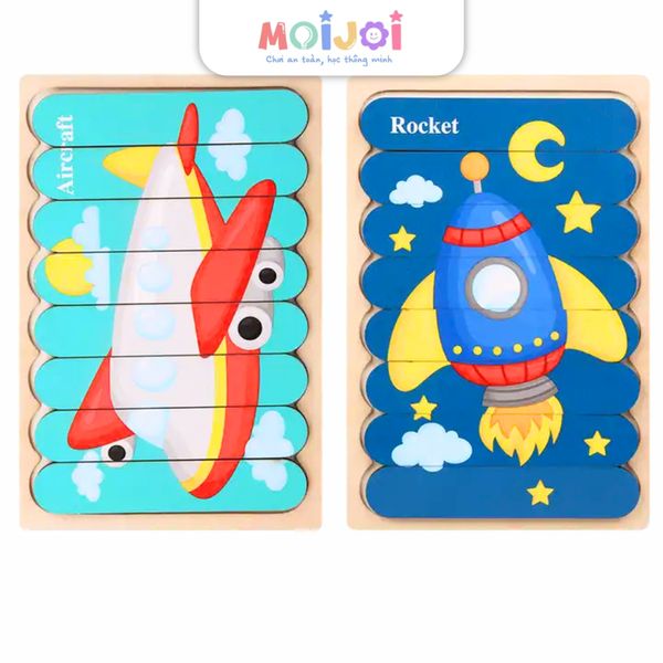 Bộ ghép hình que kem nhiều chủ đề – Đồ chơi xếp hình sáng tạo, phát triển tư duy cho bé