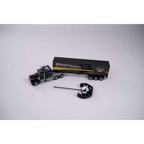 Xe container điều khiển từ xa cho bé – trailer dài, kèm tay cầm điều khiển, đèn/âm thanh, pin sạc