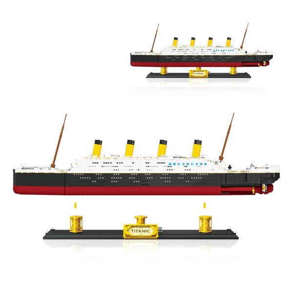Mô hình lắp ráp tàu Titanic 6001 (dài 74cm) - Decor lịch sử và sưu tầm cao cấp