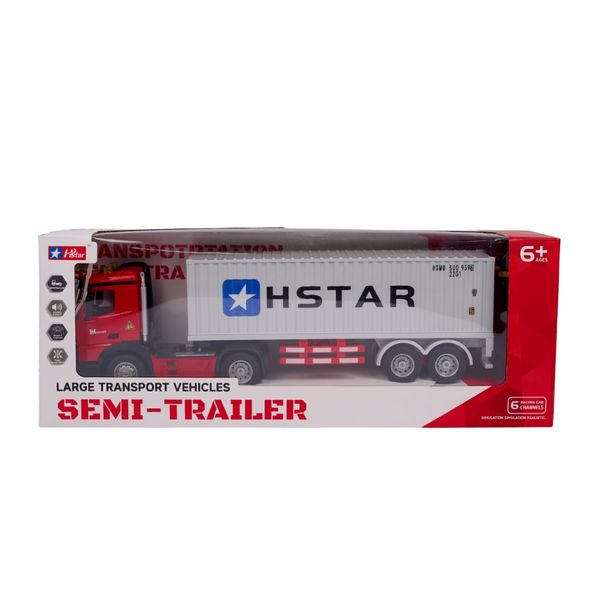 Mô hình xe container điều khiển từ xa 6 kênh – Xe đầu kéo rơ-moóc 2.4GHz