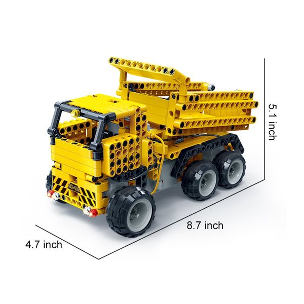 Đồ chơi lắp ráp STEM xe công trình 6in1 BanBao 6908 (1080 chi tiết)