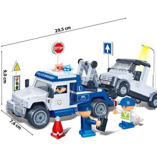 Đồ chơi lắp ráp Xe cứu hộ cảnh sát Police Tow Truck BanBao 8345 (245 chi tiết)