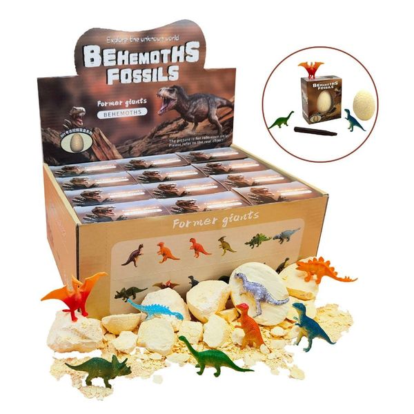 Đồ chơi khai quật trứng khủng long bí ẩn – Kèm dụng cụ đào, khám phá hóa thạch